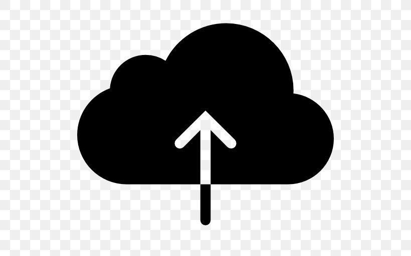 Cloud Storage Cloud Computing Upload, PNG, 512x512px, Cloud Storage, Black And White, Cloud Computing, Computing, Heart Download Free