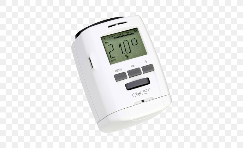 Thermostatic Radiator Valve Electronics Programmable Thermostat Actuator, PNG, 500x500px, Thermostat, Actuator, Automation, Danfoss, Electronics Download Free