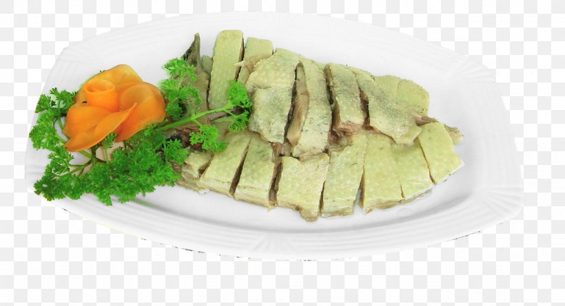 Domestic Goose White Cut Chicken Vegetarian Cuisine, PNG, 1024x556px, Domestic Goose, Cuisine, Dish, Food, Garnish Download Free