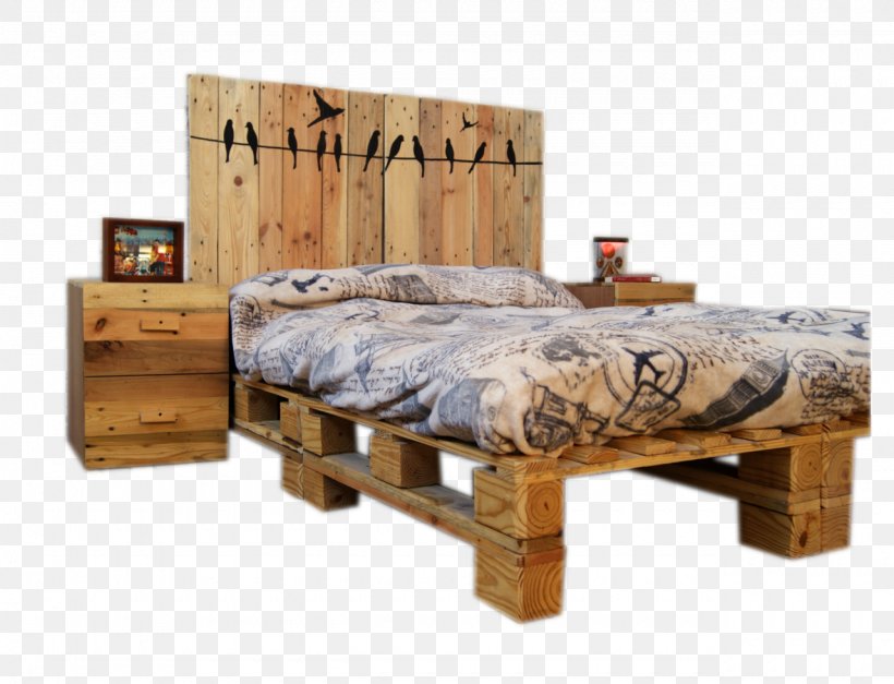 Pallet Recycling Wood Bedroom Table, PNG, 1280x980px, Pallet, Apartment, Bed, Bed Frame, Bedroom Download Free