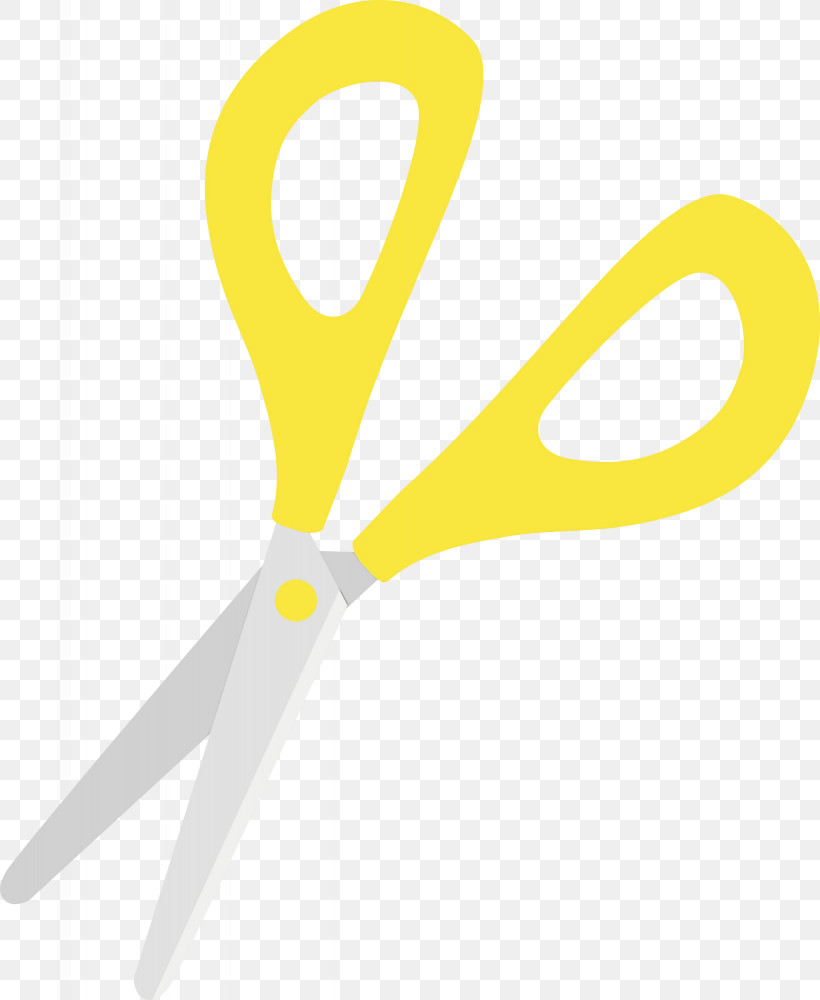 Scissors Yellow Logo Office Instrument, PNG, 2459x3000px, Scissors, Logo, Office Instrument, Paint, School Supplies Download Free