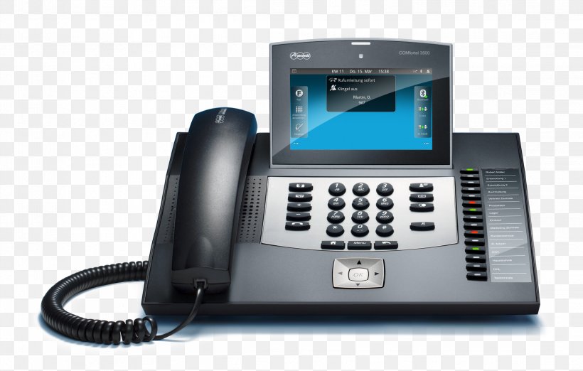 Voice Over IP Business Telephone System Auerswald VoIP Phone, PNG, 2292x1460px, Voice Over Ip, Auerswald, Business Telephone System, Communication, Corded Phone Download Free