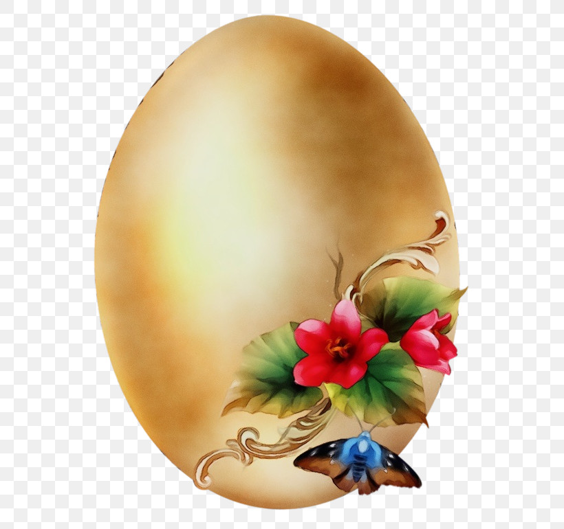 Easter Egg, PNG, 600x770px, Watercolor, Easter Egg, Egg, Flower, Paint Download Free