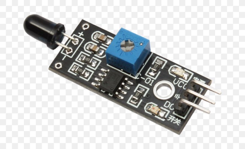 Microcontroller Electronics Sensor Electronic Component Flame Detector, PNG, 750x500px, Microcontroller, Arduino, Circuit Component, Color, Control System Download Free