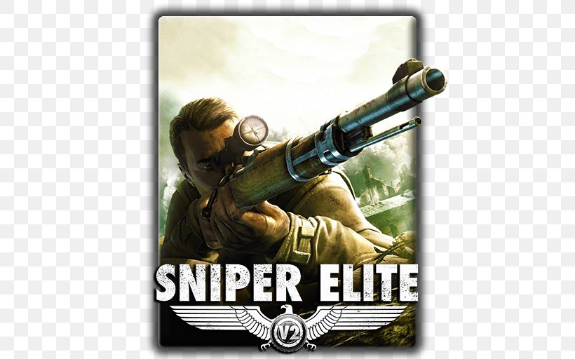 Sniper Elite V2 Sniper Elite 4 Sniper Elite III Xbox 360, PNG, 512x512px, 505 Games, Sniper Elite V2, Firearm, Gun, Mercenary Download Free