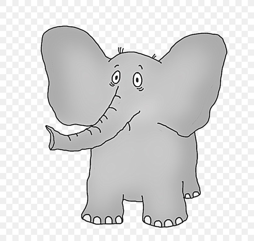 Elephant, PNG, 666x780px, Elephant, Animal Figure, Cartoon, Drawing, Line Art Download Free