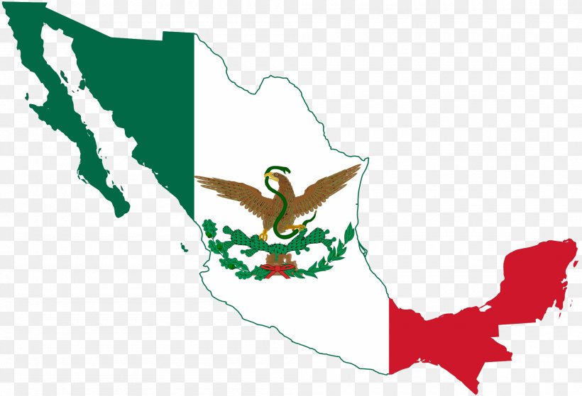 Flag Of Mexico Map Clip Art, PNG, 2000x1365px, Mexico, Bird, Brand, Flag, Flag Of Mexico Download Free