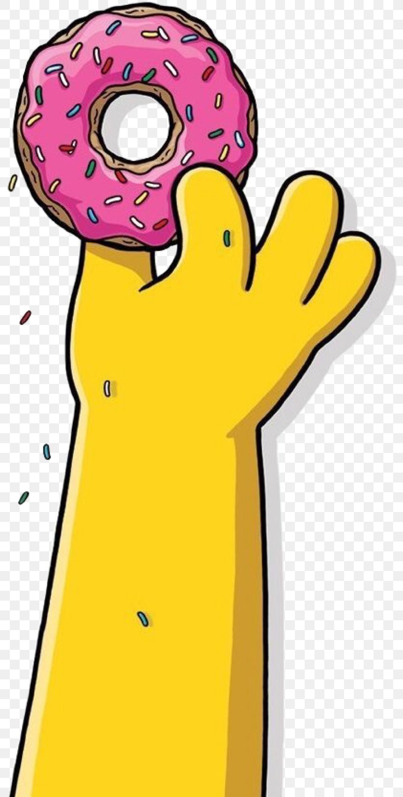 Homer Simpson Donuts Ned Flanders Bart Simpson Lisa Simpson, PNG, 800x1619px, Watercolor, Cartoon, Flower, Frame, Heart Download Free