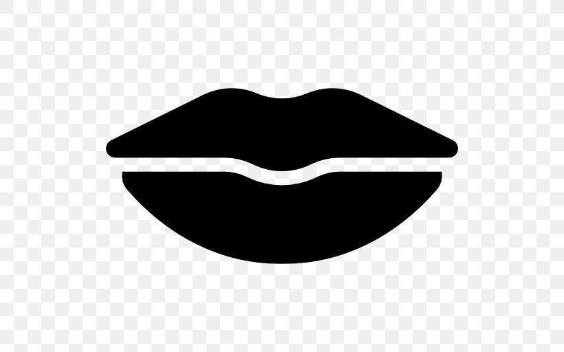 Lip Clip Art, PNG, 512x512px, Lip, Black, Black And White, Logo, Mouth Download Free