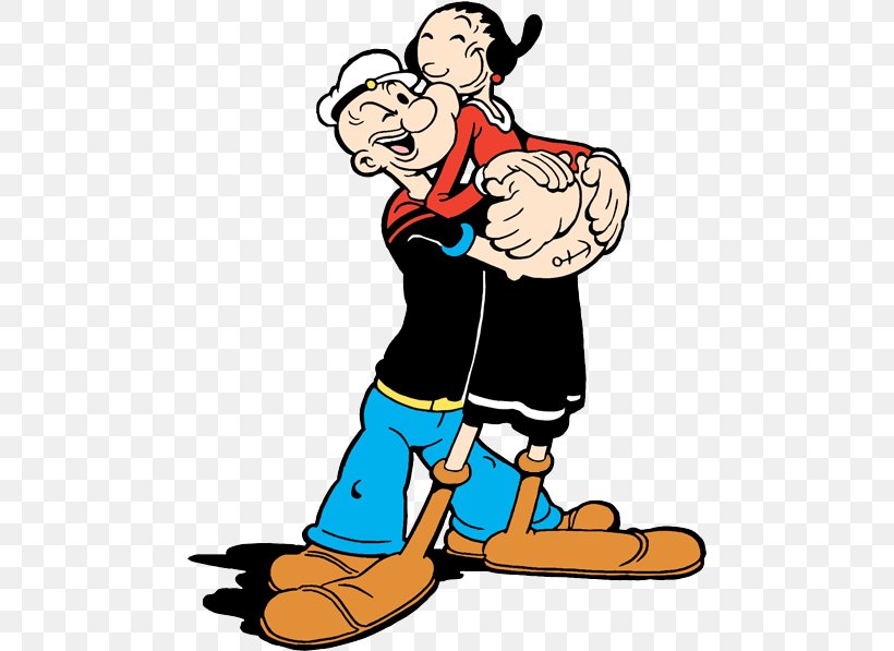 Popeye Cartoon, PNG, 477x597px, Popeye, Bluto, Cartoon, Character, Comics Download Free