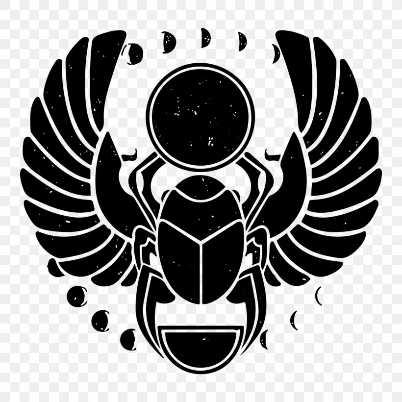 Scarab Ancient Egypt Tattoo Khepri Beetle, PNG, 1280x1280px, Scarab, Ancient Egypt, Ankh, Beetle, Black Download Free