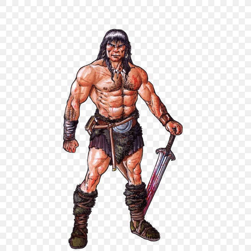 The Battle For Wesnoth Conan The Barbarian Sprite, PNG, 500x820px, Watercolor, Cartoon, Flower, Frame, Heart Download Free