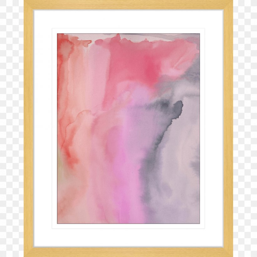 Watercolor Painting Picture Frames Acrylic Paint Modern Art Pink M, PNG, 1000x1000px, Watercolor Painting, Acrylic Paint, Acrylic Resin, Art, Magenta Download Free