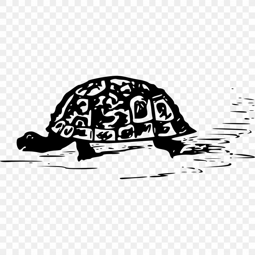 Sea Turtle Tortoise Reptile Clip Art, PNG, 3995x3995px, Turtle, Animal, Black, Black And White, Carnivoran Download Free