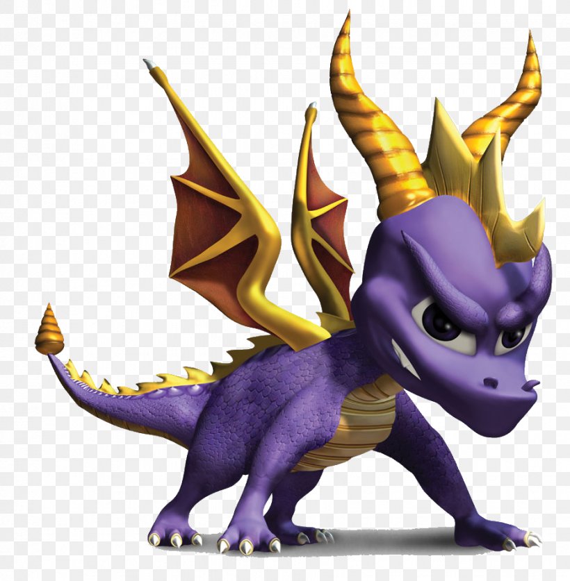Spyro The Dragon Spyro 2: Ripto's Rage! Spyro: Year Of The Dragon Spyro: Season Of Ice Spyro: A Hero's Tail, PNG, 927x947px, Spyro The Dragon, Dinosaur, Dragon, Fictional Character, Figurine Download Free