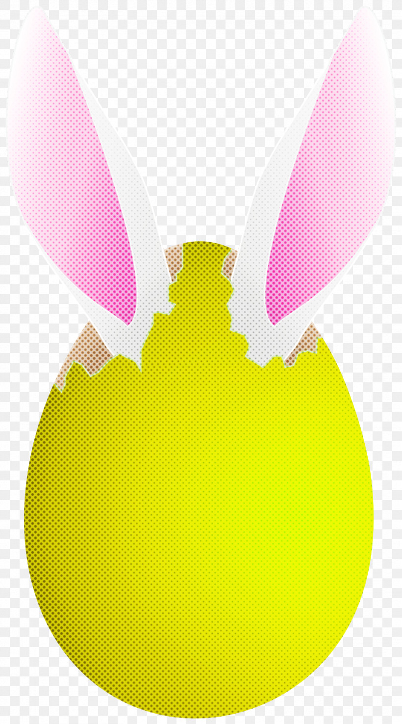 Easter Bunny, PNG, 1664x2998px, Yellow, Easter Bunny, Pink, Plant Download Free