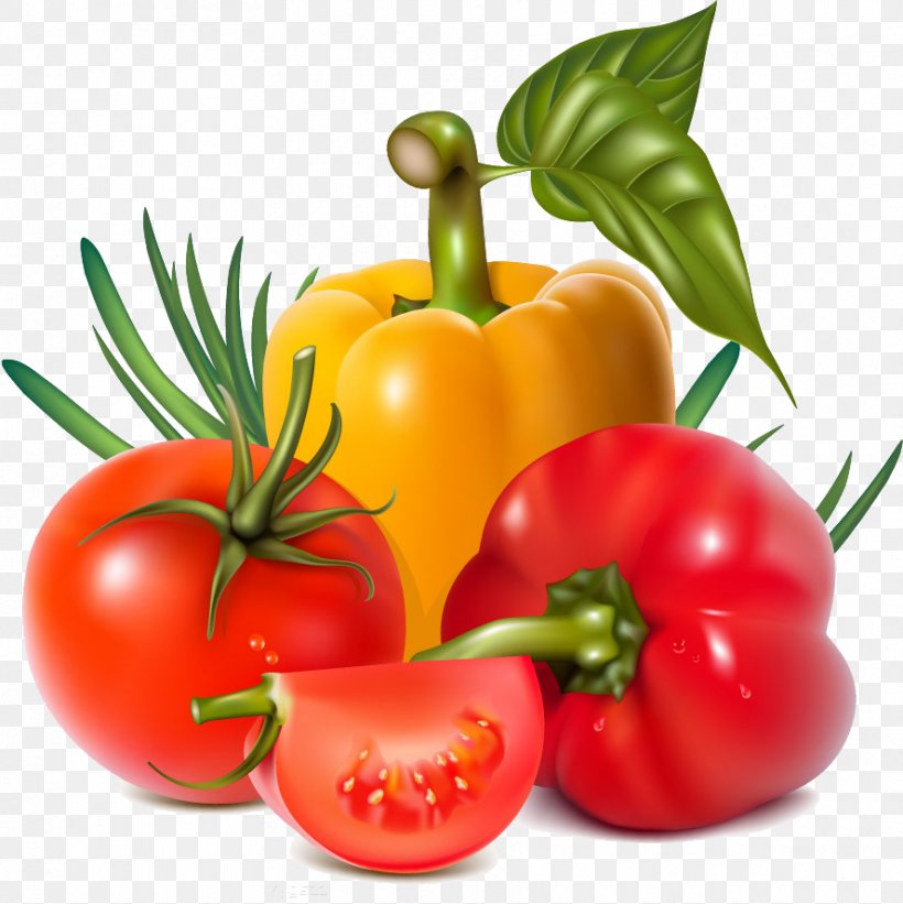 Vegetable Tomato Clip Art, PNG, 888x890px, Vegetable, Bell Pepper, Bell Peppers And Chili Peppers, Bush Tomato, Chili Pepper Download Free