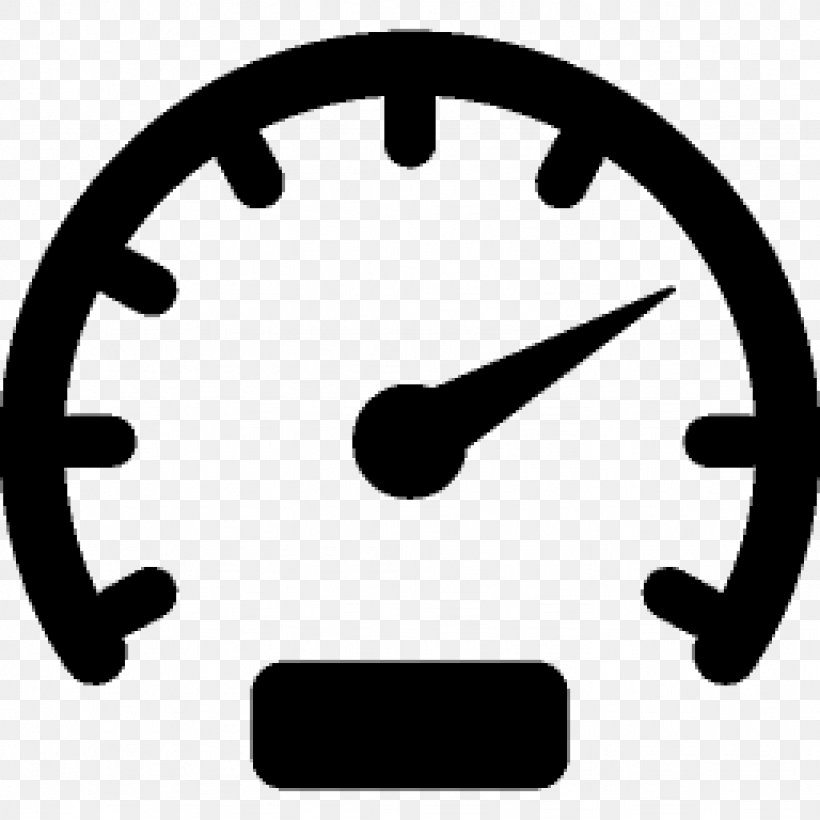 Car Speedometer, PNG, 1024x1024px, Car, Black And White, Dashboard, Speedometer, Symbol Download Free