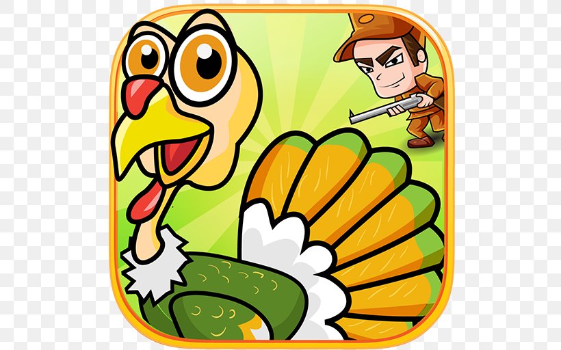 Thanksgiving Turkey Hunt Speed Hiker Age Of Tower Defense Parking Frenzy Monster Adventures, PNG, 512x512px, Airattack, Android, Art, Artwork, Beak Download Free