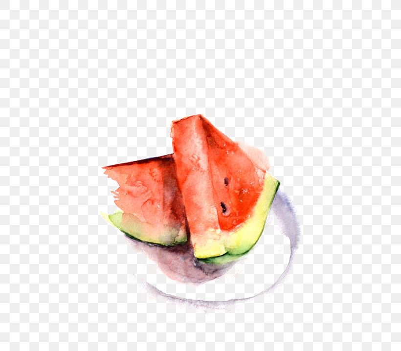 Watermelon Watercolor Painting Art Printmaking, PNG, 564x718px, Watermelon, Art, Canvas, Citrullus, Citrullus Lanatus Download Free