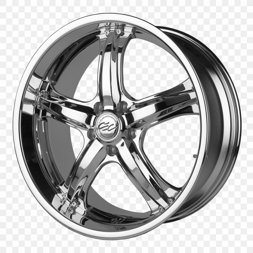 Alloy Wheel Spoke Rim Chrome Plating, PNG, 2000x2000px, Alloy Wheel, Alloy, Automotive Wheel System, Black And White, Brigade Download Free