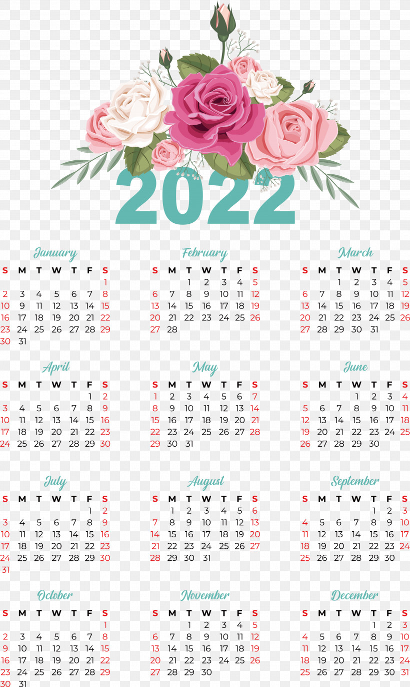 Calendar Flower Font Petal Meter, PNG, 3665x6134px, Calendar, Flower, Meter, Petal Download Free
