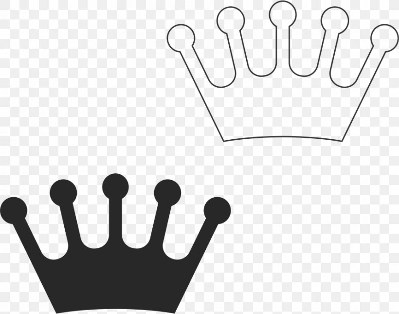 Crown Etsy Clip Art, PNG, 888x699px, Crown, Area, Black And White, Etsy, Felt Download Free