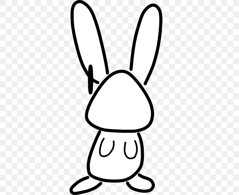 European Rabbit Clip Art, PNG, 555x670px, European Rabbit, Area, Black And White, Drawing, Head Download Free