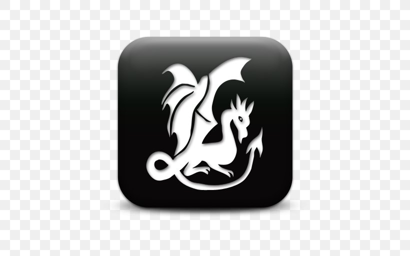 Kitten Dragon Cat Icon, PNG, 512x512px, Kitten, Black And White, Blog, Brand, Cat Download Free