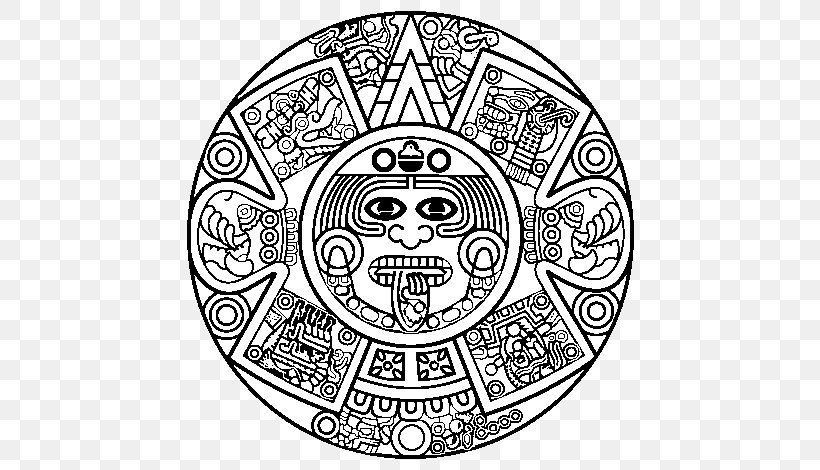 Aztec Calendar Stone Maya Civilization Drawing Mayan Calendar, PNG, 600x470px, Aztec Calendar Stone, Area, Art, Aztec, Aztec Calendar Download Free