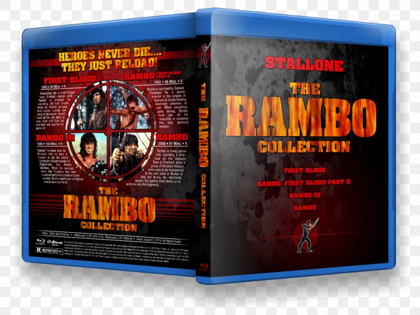 Blu-ray Disc Rambo Film DVD Box Set, PNG, 1023x768px, Bluray Disc, Advertising, Art, Blade Runner, Box Set Download Free