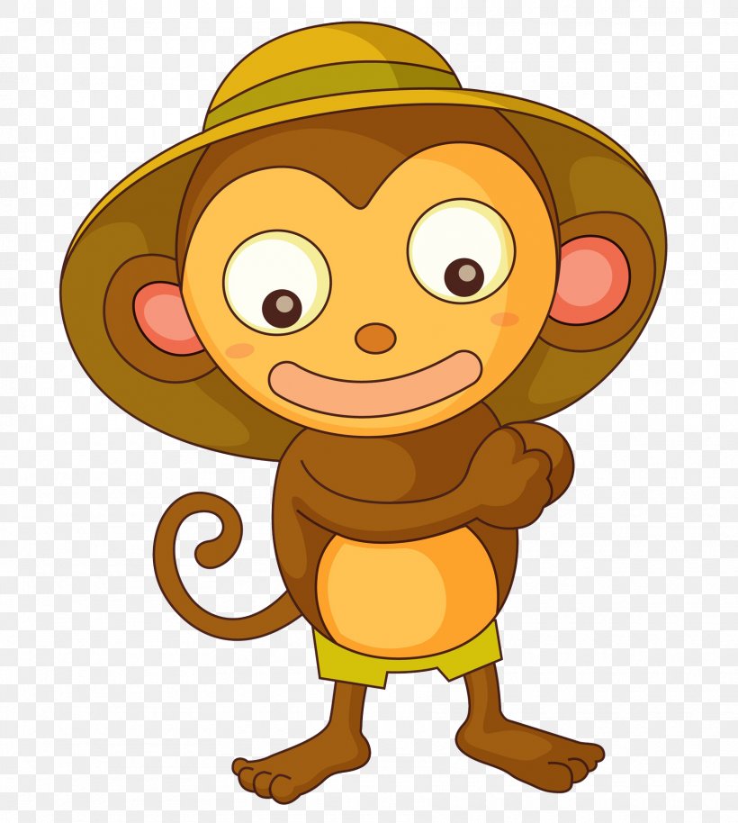 Chimpanzee Monkey Cartoon Drawing Illustration, PNG, 1770x1975px, Chimpanzee, Animal, Book, Cartoon, Character Download Free