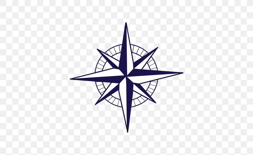 Compass Rose Drawing Cardinal Direction Clip Art, PNG, 504x504px, Compass Rose, Cardinal Direction, Coloring Book, Compass, Drawing Download Free
