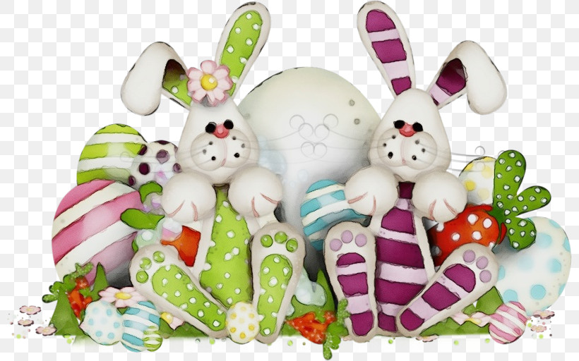 Easter Bunny, PNG, 800x512px, Watercolor, Animal Figure, Easter, Easter Bunny, Easter Egg Download Free