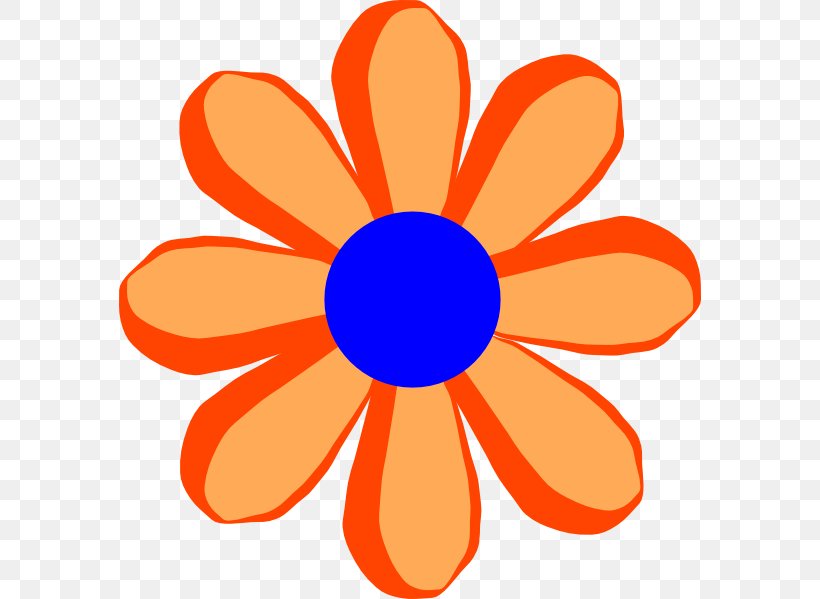 Flower Yellow Cartoon Clip Art, PNG, 582x599px, Flower, Cartoon, Color, Drawing, Orange Download Free