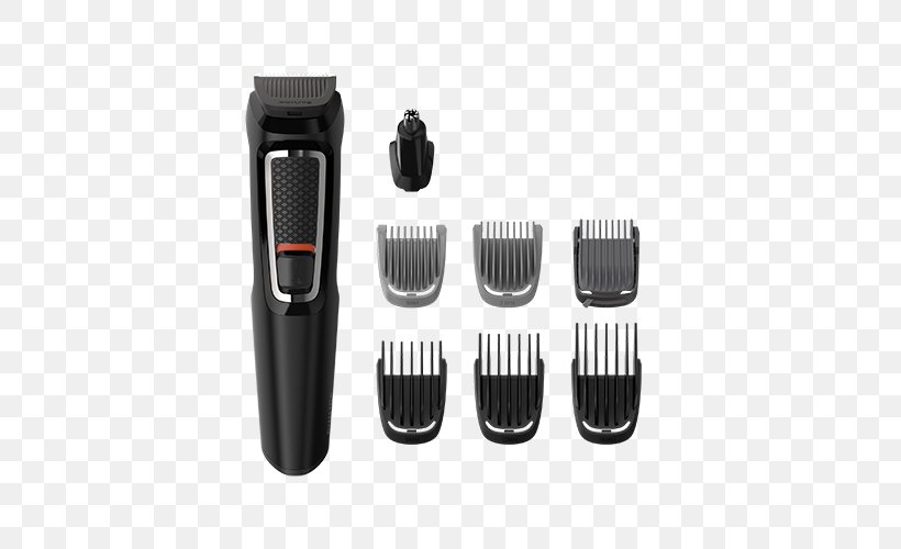 Hair Clipper Philips MULTIGROOM Series 3000 8-in-1, Face And Hair MG3730/15 Comb Tool, PNG, 500x500px, Hair Clipper, Beard, Brush, Comb, Cordless Download Free