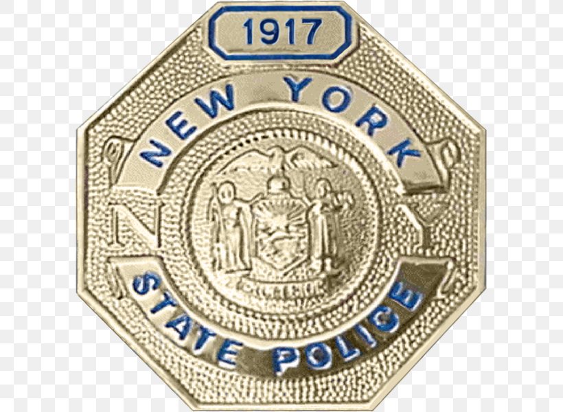 New York City New York State Police Trooper, PNG, 600x600px, New York City, Badge, Brand, Emblem, Label Download Free
