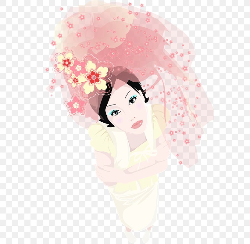 Woman Bride, PNG, 585x800px, Watercolor, Cartoon, Flower, Frame, Heart Download Free