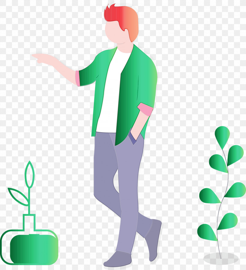 Green, PNG, 2738x3000px, Modern Man, Digital Art, Green, Paint, Watercolor Download Free