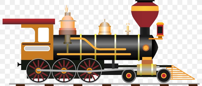 Train Rail Transport Passenger Car Steam Locomotive, PNG, 800x350px, Train, Drawing, Locomotive, Passenger Car, Rail Transport Download Free