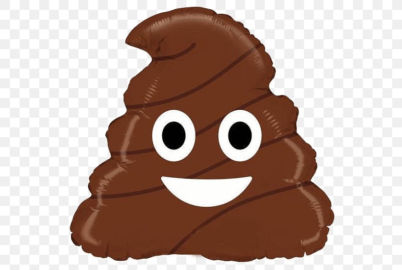 Balloon Pile Of Poo Emoji Birthday Party, PNG, 563x551px, Balloon, Birthday, Brown, Chocolate, Emoji Download Free