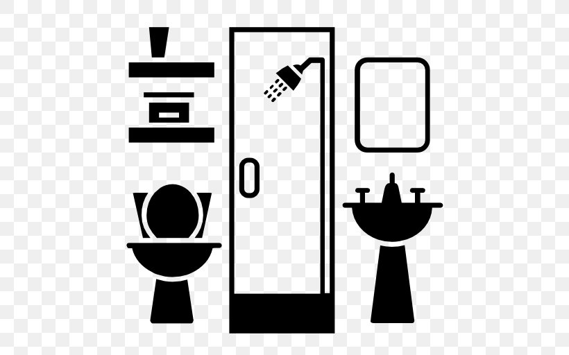 Bathroom Shower Renovation Toilet Hot Tub, PNG, 512x512px, Bathroom, Area, Bathtub, Bedroom, Black Download Free