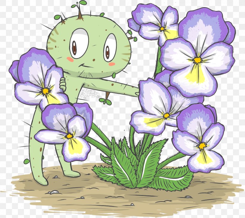 Floral Design Pansy Bellflower Family Crocus, PNG, 961x856px, Floral Design, Art, Artwork, Bellflower Family, Cartoon Download Free