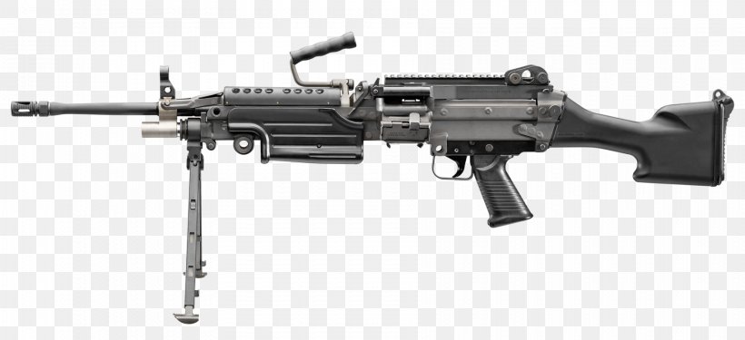 M249 Light Machine Gun FN Herstal FN Minimi Squad Automatic Weapon, PNG, 1800x825px, Watercolor, Cartoon, Flower, Frame, Heart Download Free