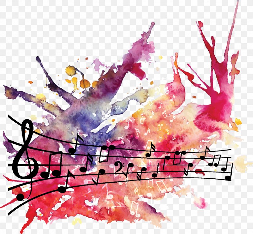 Musical Note Choir Concert, PNG, 2026x1872px, Watercolor, Cartoon, Flower, Frame, Heart Download Free