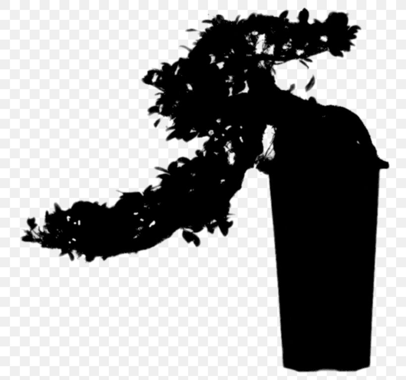 Tree Silhouette Font Flowering Plant Plants, PNG, 814x768px, Tree, Black M, Blackandwhite, Flowering Plant, Plant Download Free