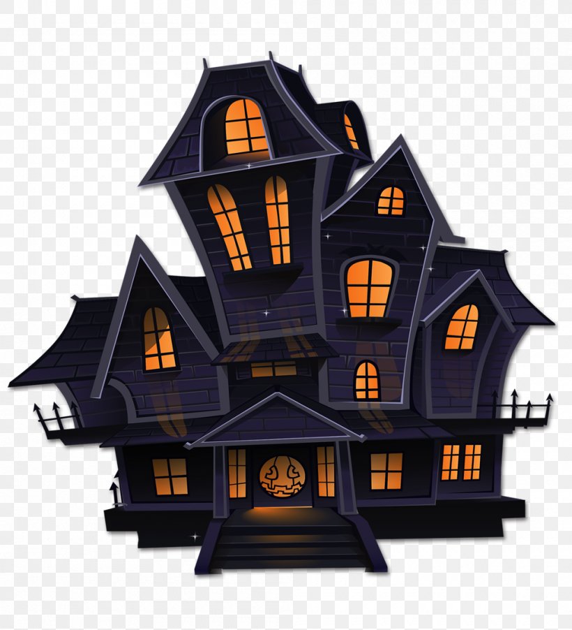 Vector Graphics Haunted House Stock Photography Royalty-free Halloween, PNG, 1000x1100px, Haunted House, Building, Facade, Ghost, Halloween Download Free