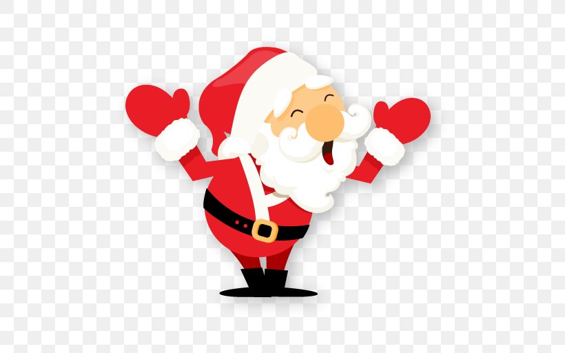 Human Behavior Christmas Ornament Food Fictional Character, PNG, 512x512px, Santa Claus, Animation, App Store, Christmas, Christmas And Holiday Season Download Free