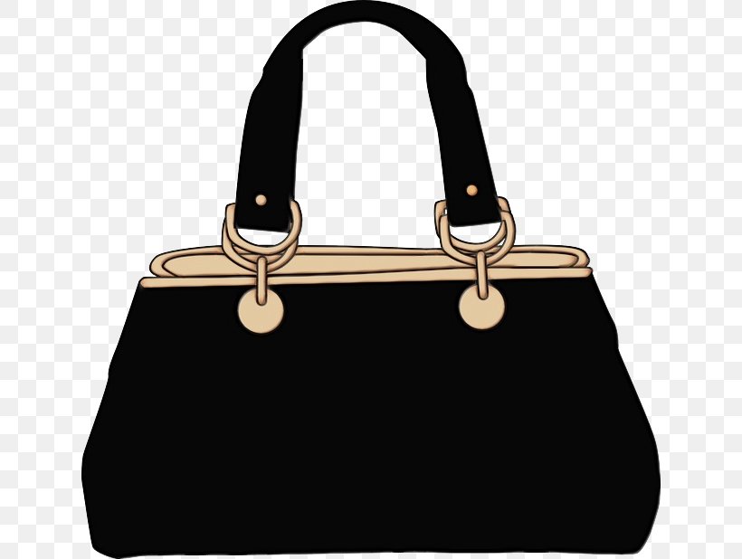 Handbag Bag Black White Shoulder Bag, PNG, 640x618px, Watercolor, Bag, Black, Fashion Accessory, Handbag Download Free