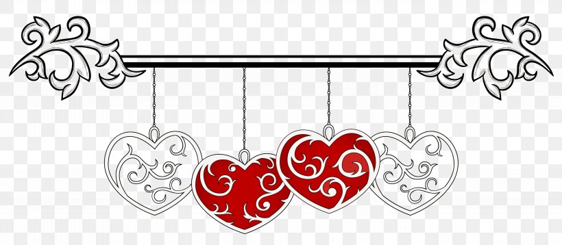 Heart Wedding Valentine's Day Clip Art, PNG, 5473x2395px, Watercolor, Cartoon, Flower, Frame, Heart Download Free